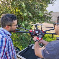 Oficina com os drones